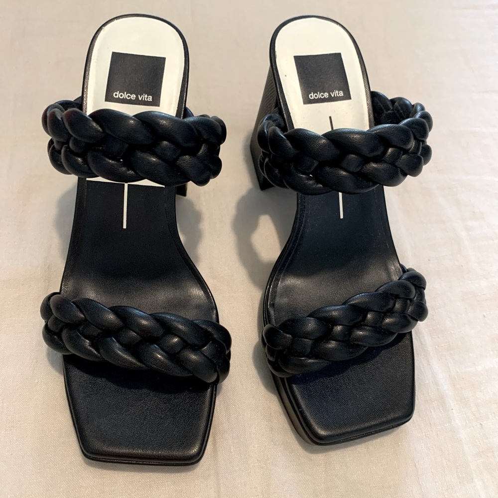 dolce vita braided heels